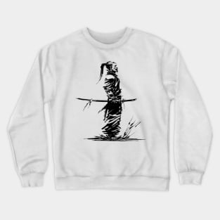A Lonely Samurai & The Sword Crewneck Sweatshirt